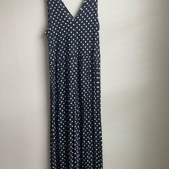 ASOS design curved smock jumpsuit in polka dot - Picture 4 of 9